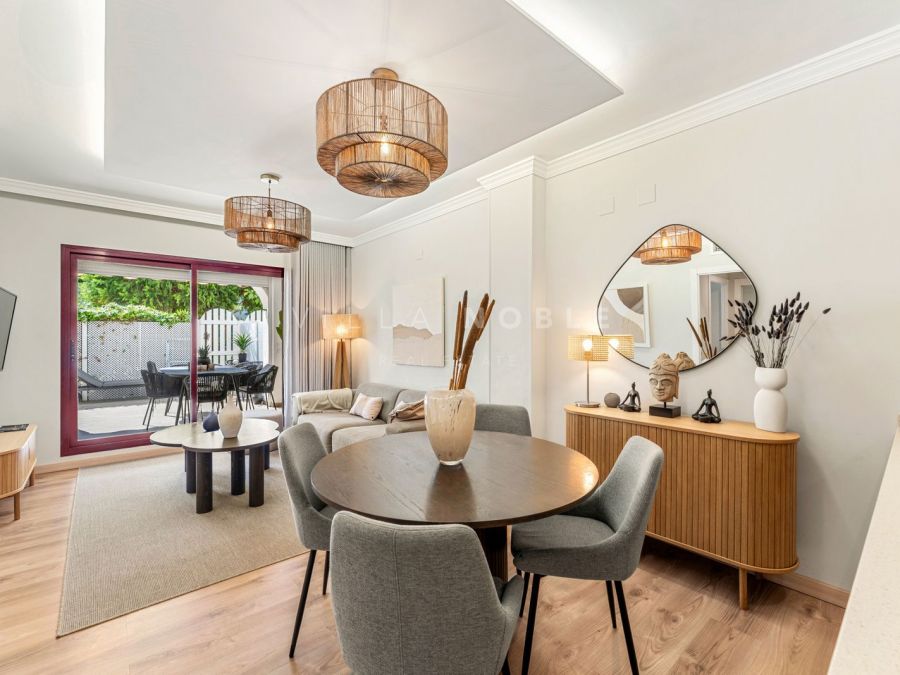 Stylish ground-floor apartment Located just 150 meters from the beach at San Pedro