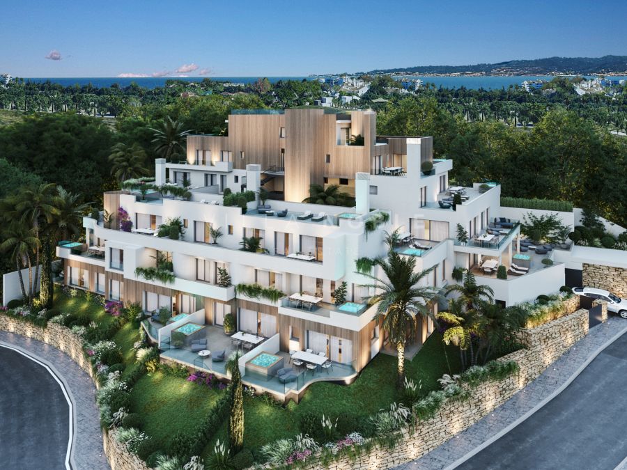 New off plan development with 2 and 3-bedroom homes in Golf Rio Real, Marbella