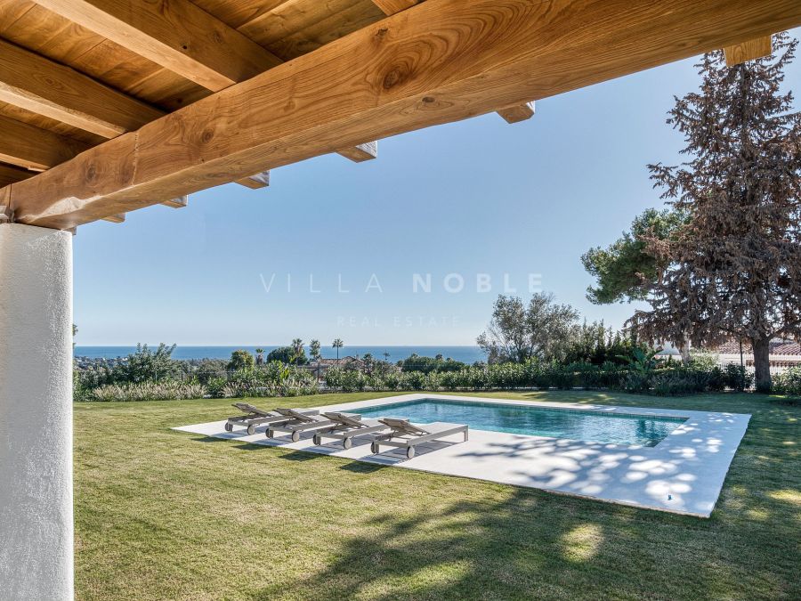 Brand New "Ibiza Style" Villa with Panoramic Sea Views in East Marbella