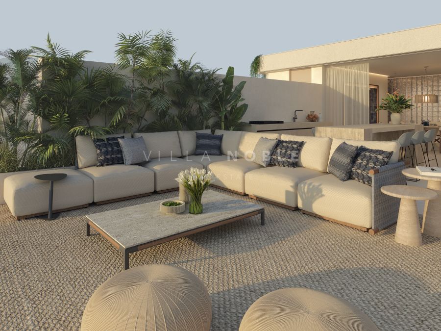 Nacaré Estepona: ático de obra nueva con 3 dormitorios, azotea privada y jacuzzi