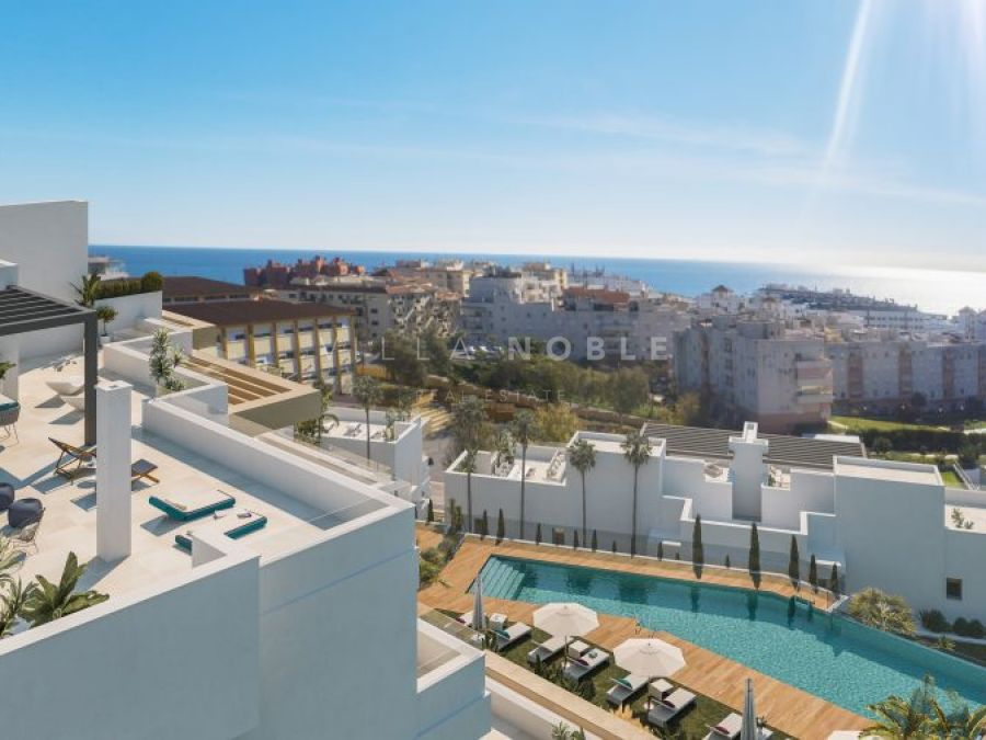 New boutique project of elegant apartments a few minutes walk from the town centre Estepona