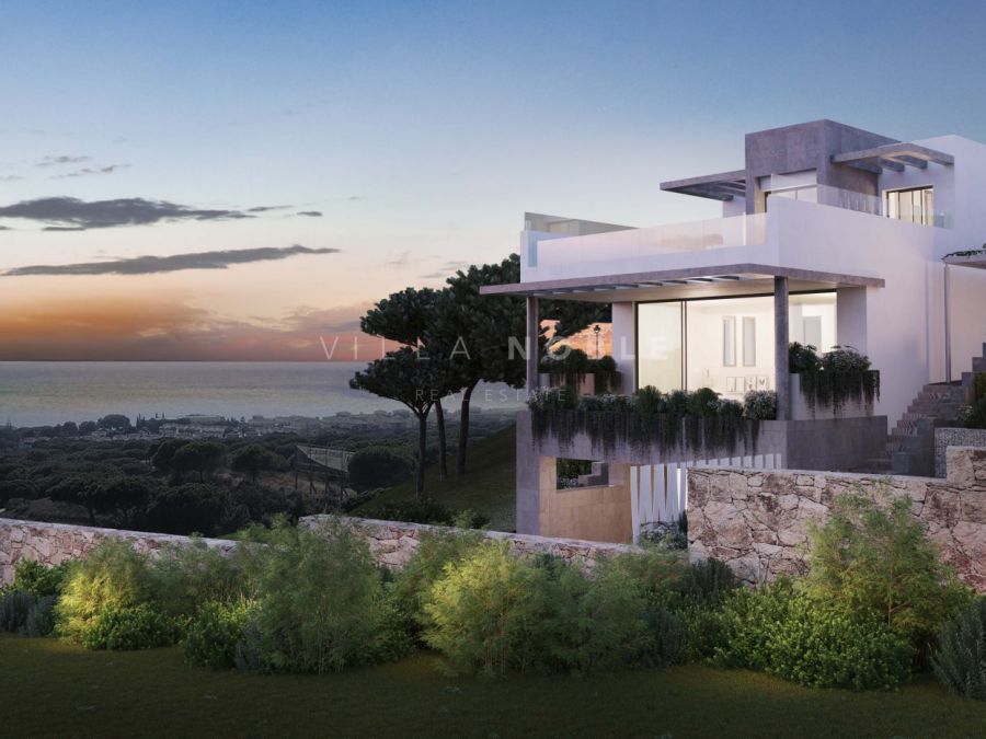 Luxury Off-plan frontline golf course townhouses featuring panoramic seaviews located in Cabopino