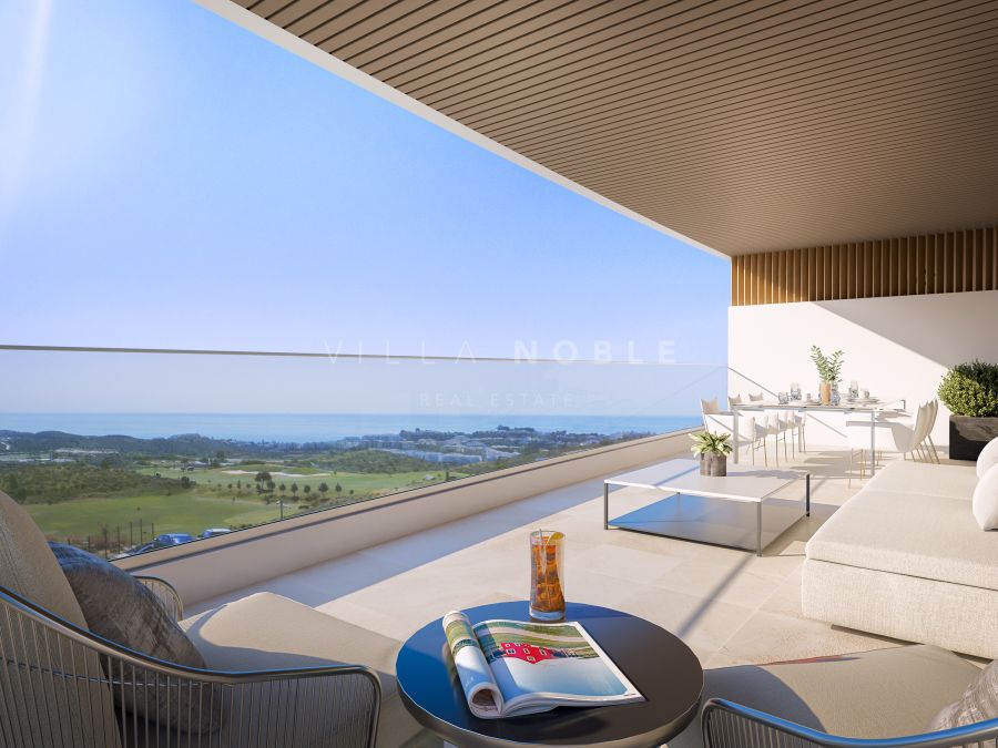 Luxury frontline golf apartments key ready in La Cala de Mijas