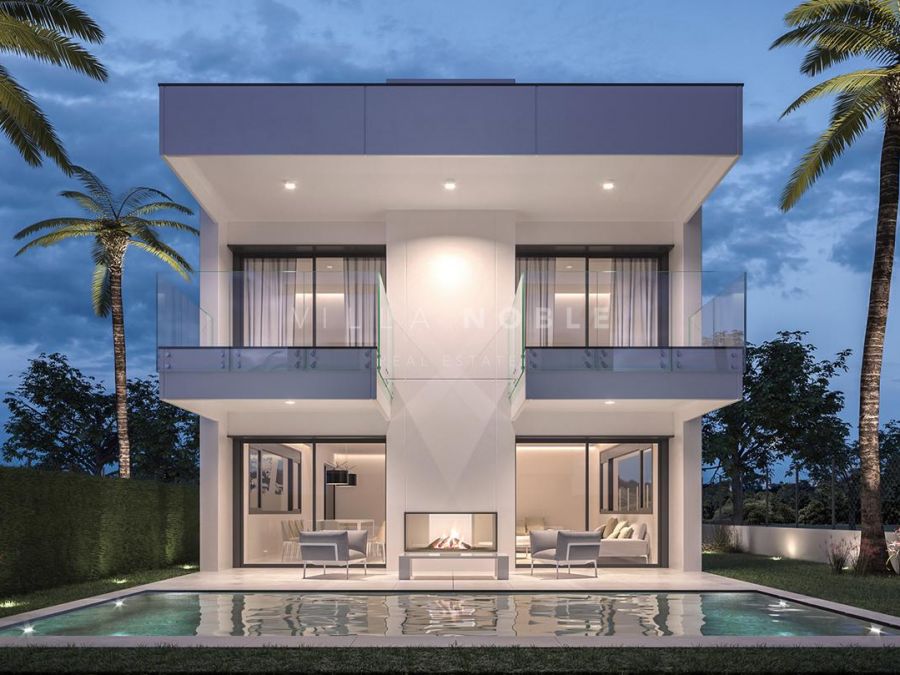 Modern off-plan Villa Urbanisation comprised of only 3 Villas with walking distance to all amenities and Puerto Banús