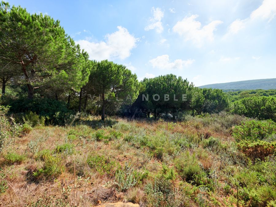 Plot South to west facing with great view to Almenara Golf Course, the valley and the mountains in Sotogrande