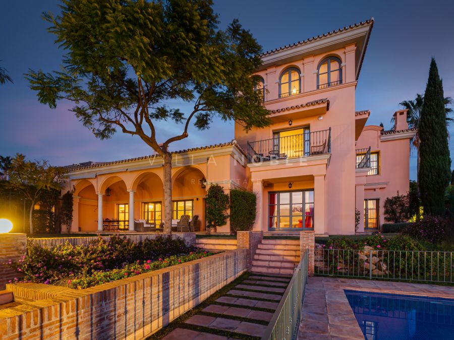 Atemberaubende Villa im mediterranen Stil in Los Flamingos, Benahavis