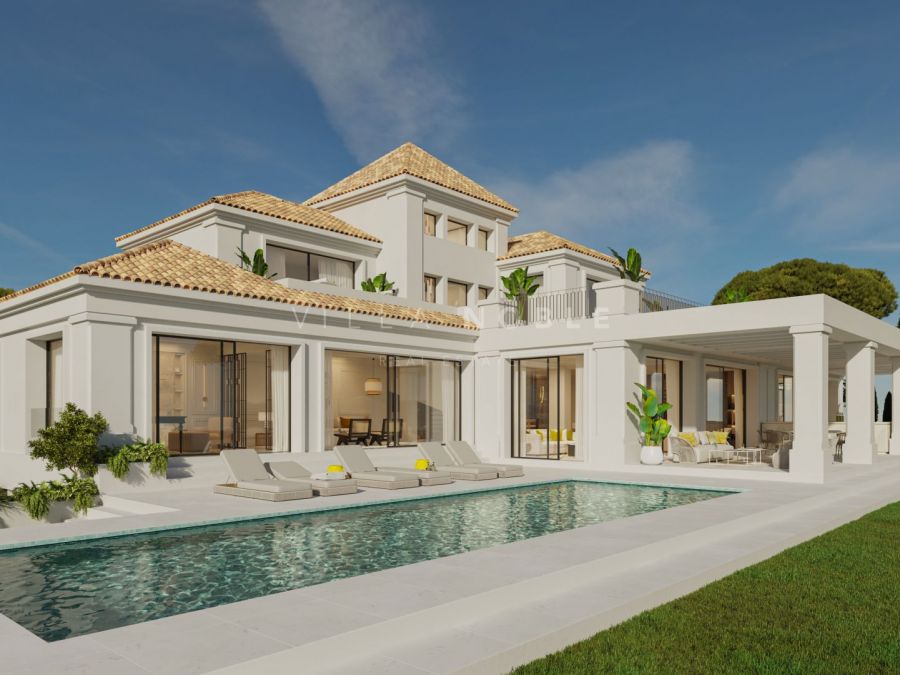Classic and modern Andalusian villa that offers a unique ambiance in Las Brisas, Marbella