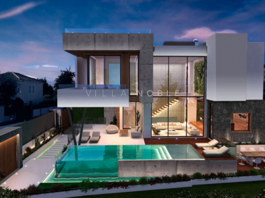Im Bau: atemberaubende moderne Villa
