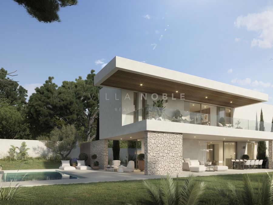 Ultra-modern villa situated only steps to the beach in Elviria, East Marbella