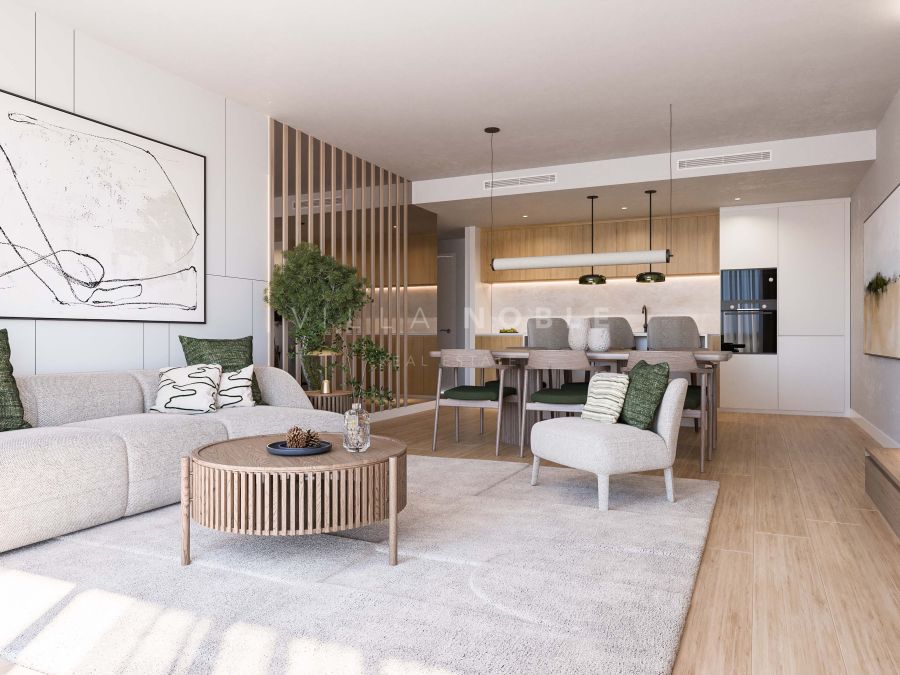 Two-bedroom new-build penthouse with private solarium at Capri, Estepona