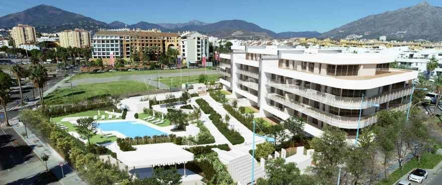 New apartments on the beach in San Pedro de Alcantara, Marbella