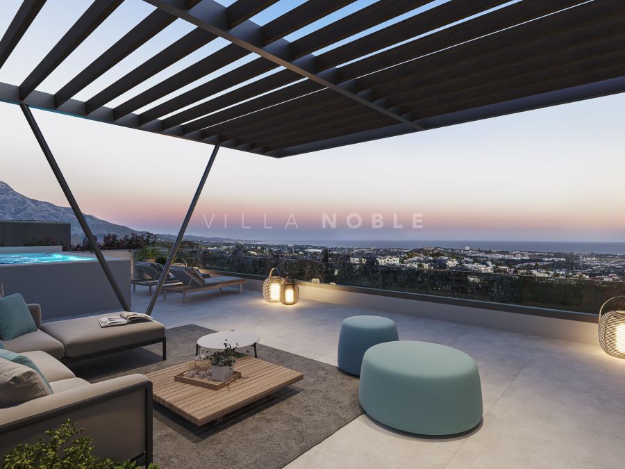 New residential project with panoramic views in La Quinta Golf, Benahavis