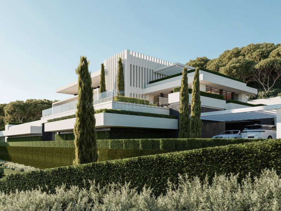 Villa de luxe avec six chambres et vue sur la mer à Benahavís