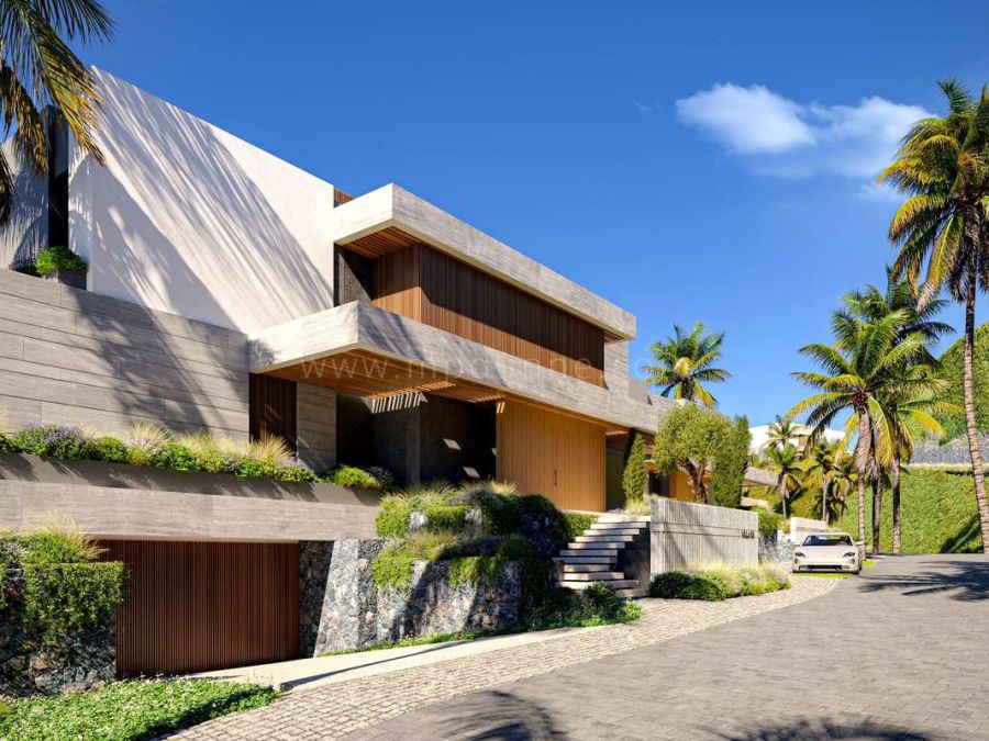 Villas modernes exclusives avec vue panoramique à El Madroñal, Benahavis