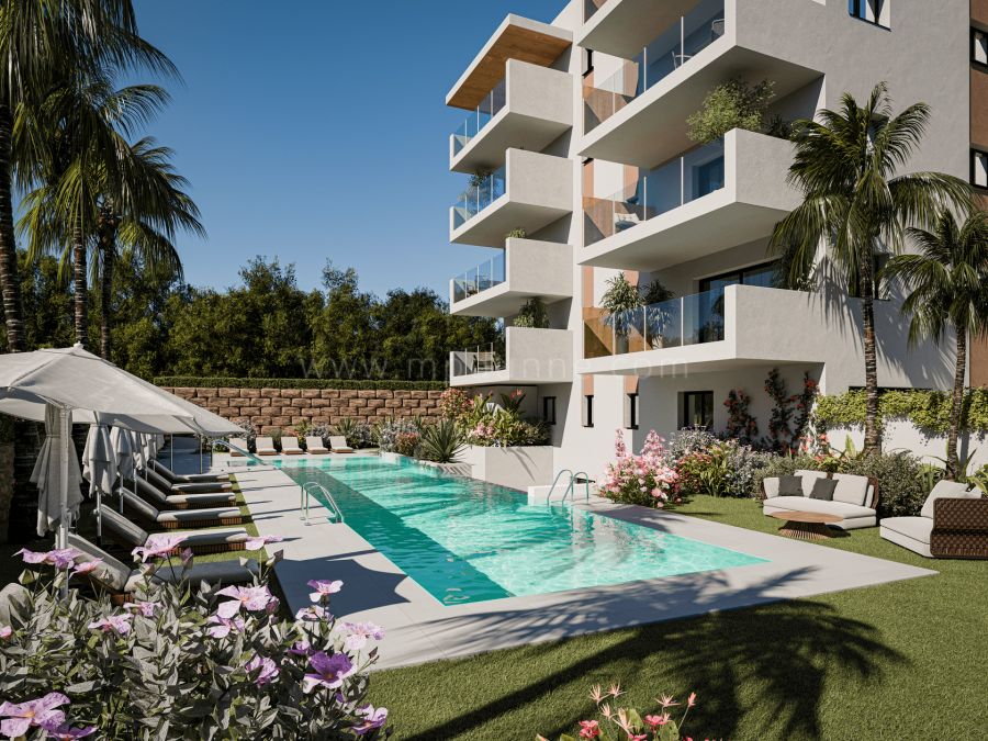 Modern apartments with Rooftop Views in Las Mesas, Estepona