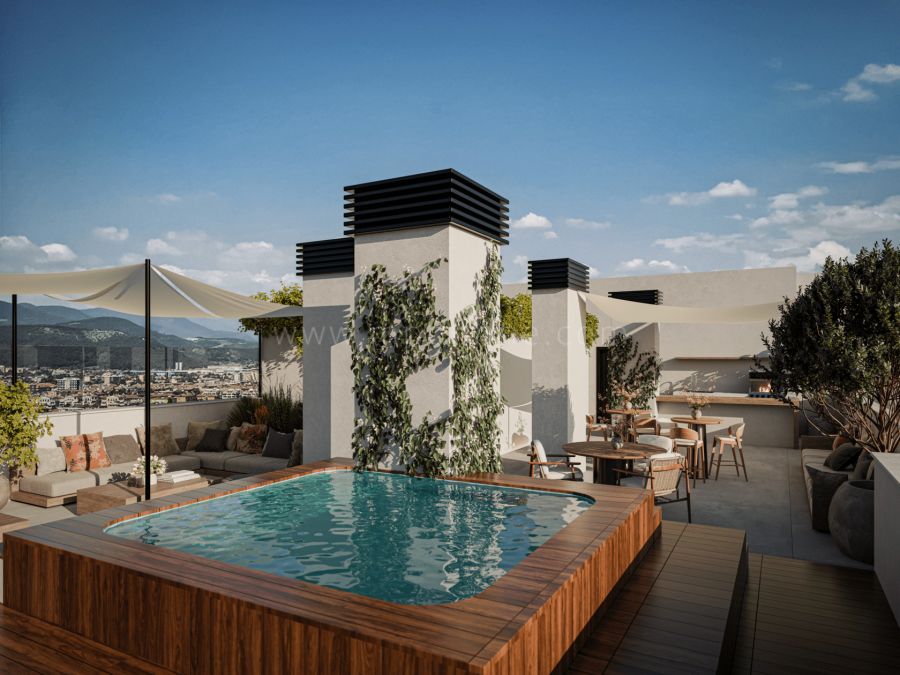 Modern apartments with Rooftop Views in Las Mesas, Estepona
