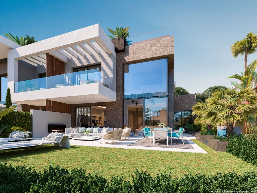 Villas modernes en construction à Marbella Est