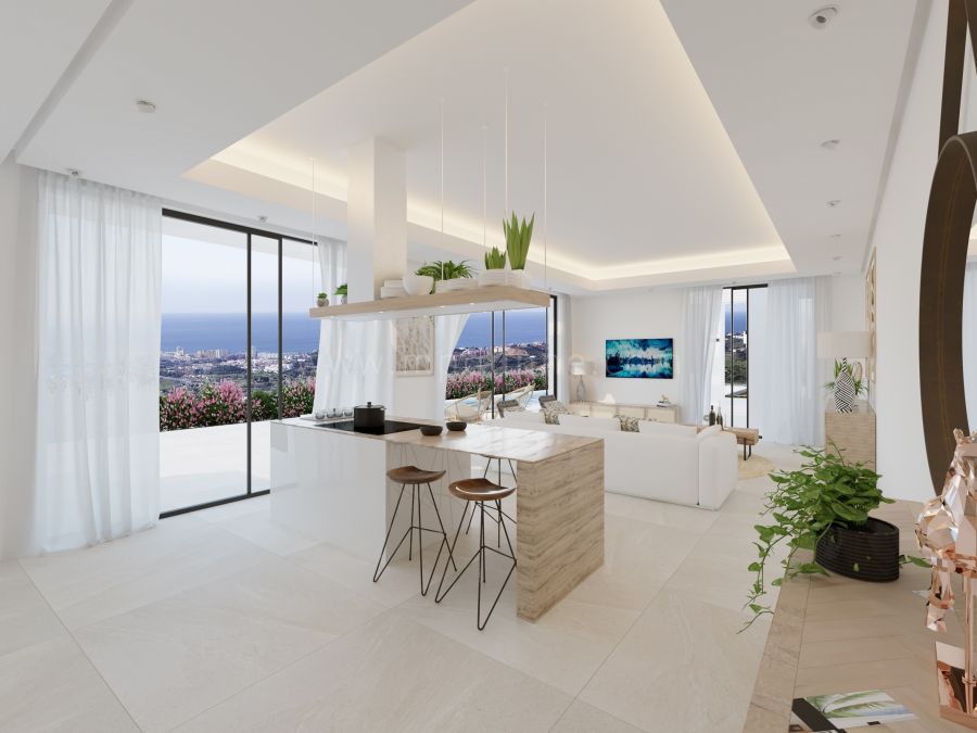 Mijas Views - Neue Entwicklung von modernen Villen in Mijas Pueblo