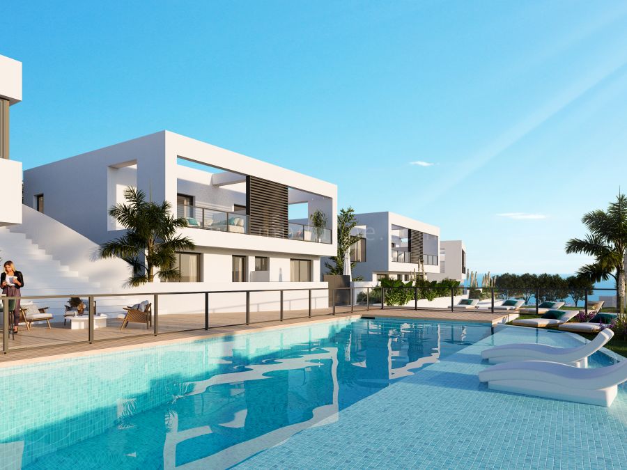 Contemporary new semi-detached houses in Mijas