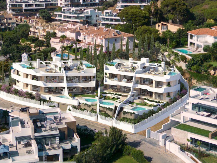 Golden Eight Résidences avec vue mer à Cabopino, Marbella