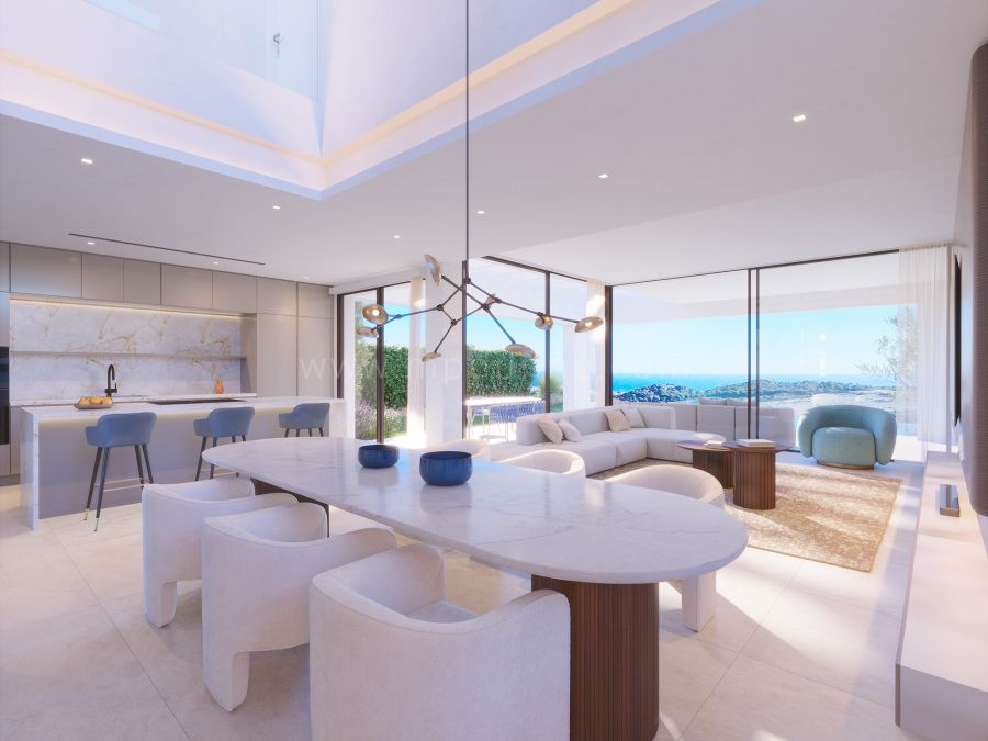 Moderne Villen mit Panoramablick in Estepona Golf