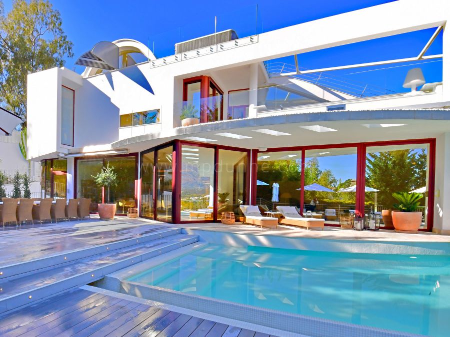 Los Naranjos, Nueva Andalucía, sept chambres à coucher seize villa à louer