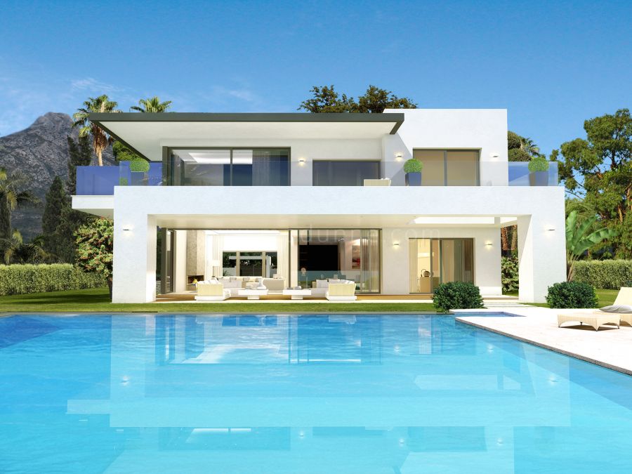 Brand New Modern Villa in Golden MIle with Panoramic sea views
