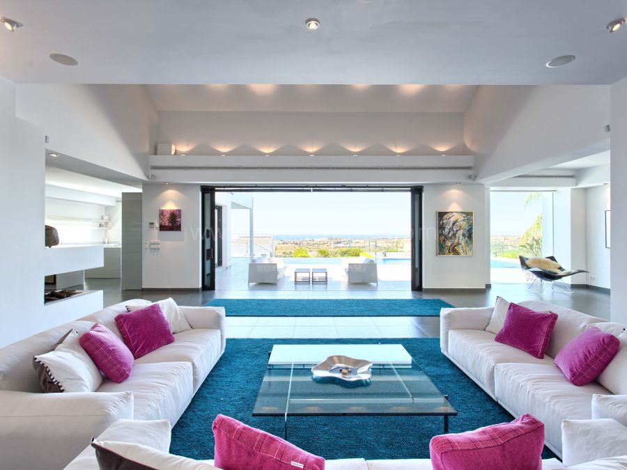 Benahavís, Los Flamingos Golf, Atemberaubende zeitgenössische Villa
