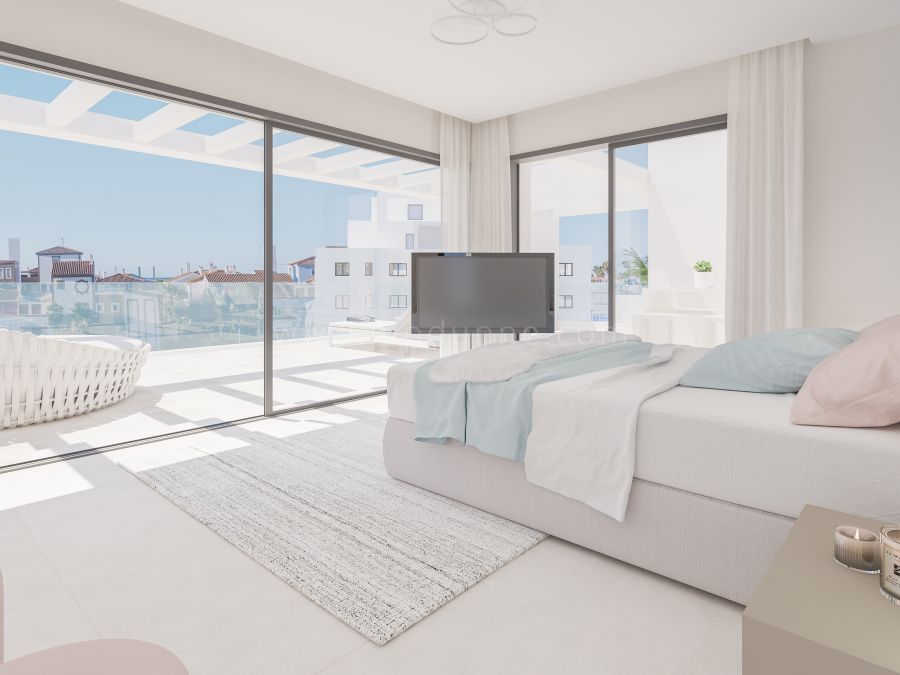 Drei Schlafzimmer moderne Wohnung in der New Golden Mile, Estepona