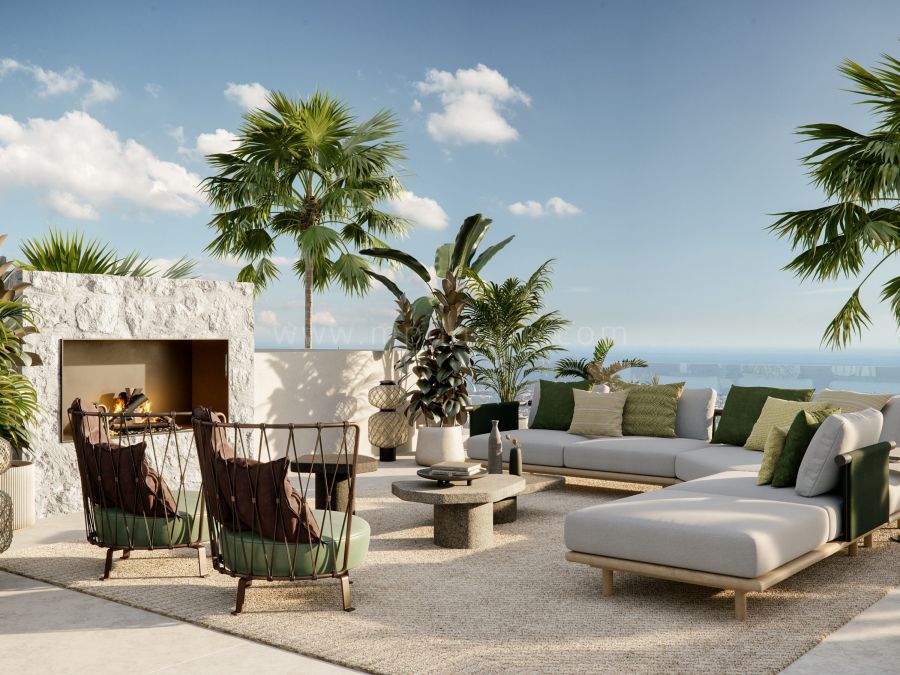 Außerplanmäßige Luxusvillen mit Panoramablick in Nueva Andalusien