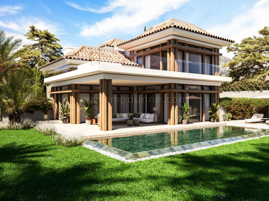 Villa neuve en construction, Lomas del Rey, Marbella Golden Mile