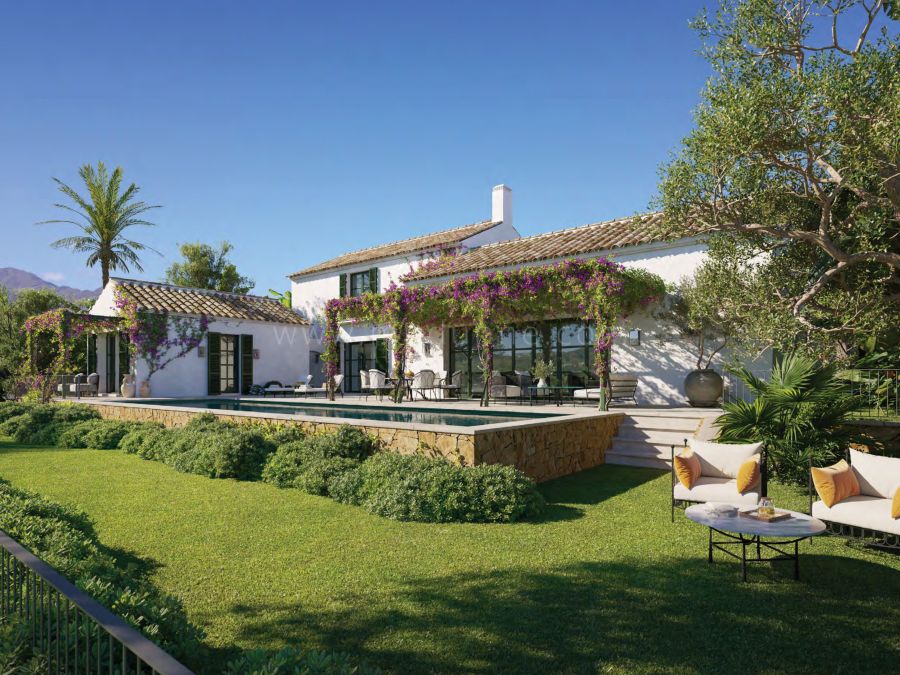 Brandneue Luxusvilla ohne Plan mit Meerblick, Finca Cortesin Resort