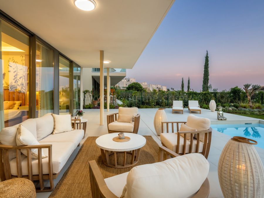 Appartement luxueux de trois chambres avec vue panoramique dans la Reserva del Higuerón.