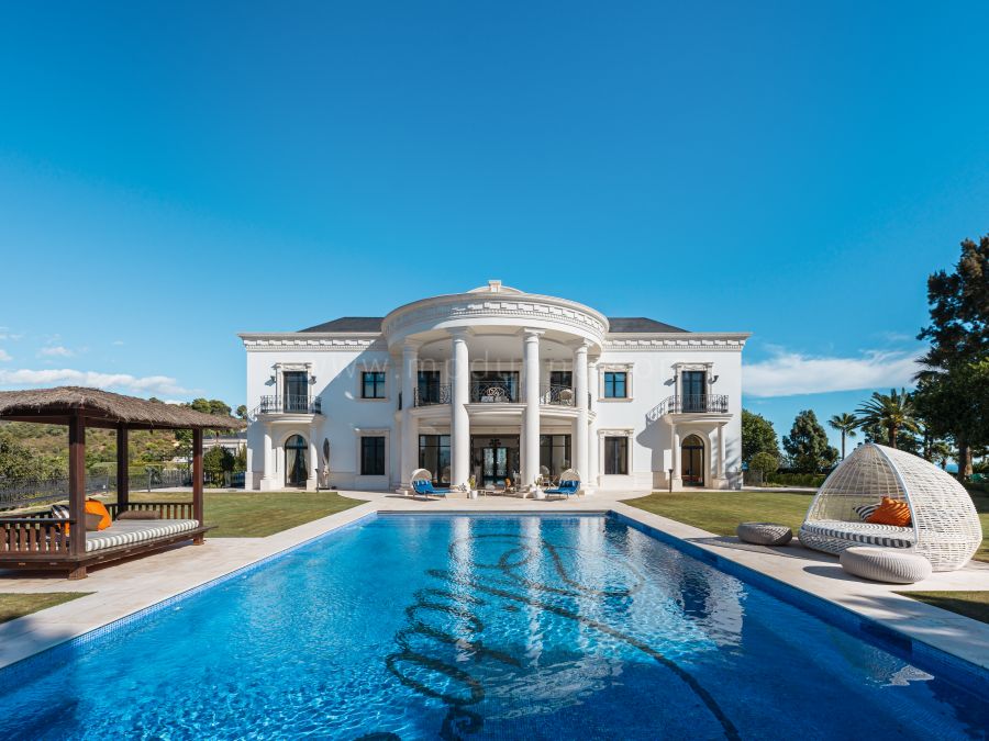 Outstanding and majestic mansion Palace Blanc located in Hacienda Las Chapas, Marbella East