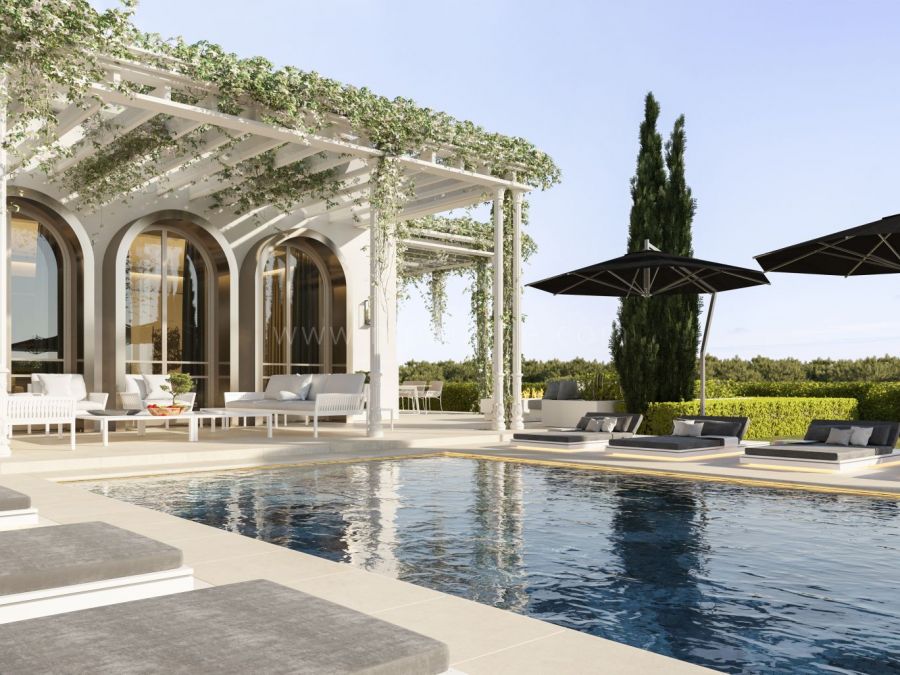 Moderne Luxusvilla mit Golf- und Bergblick in La Cerquilla