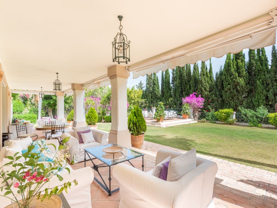 Klassische Villa an der Goldenen Meile von Marbella.