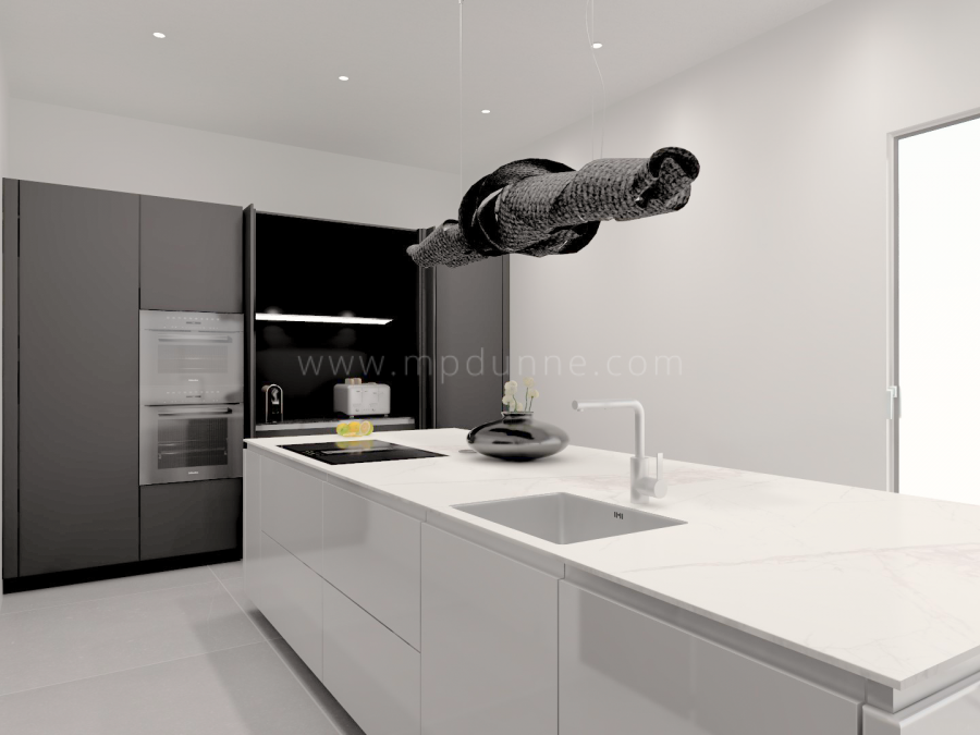 New Villas under construction beachside, Elviria, Marbella