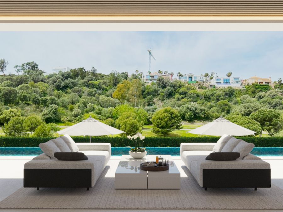 Villa de Diseño sobre Plano en Los Flamingos