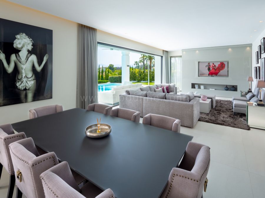 Nouvelle villa moderne à Nagüeles, sur la Golden Mile de Marbella