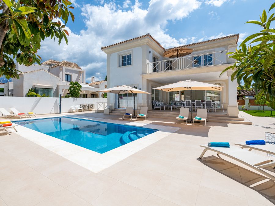 Villa zur Ferienvermietung am Strand von Marbella, Casablanca