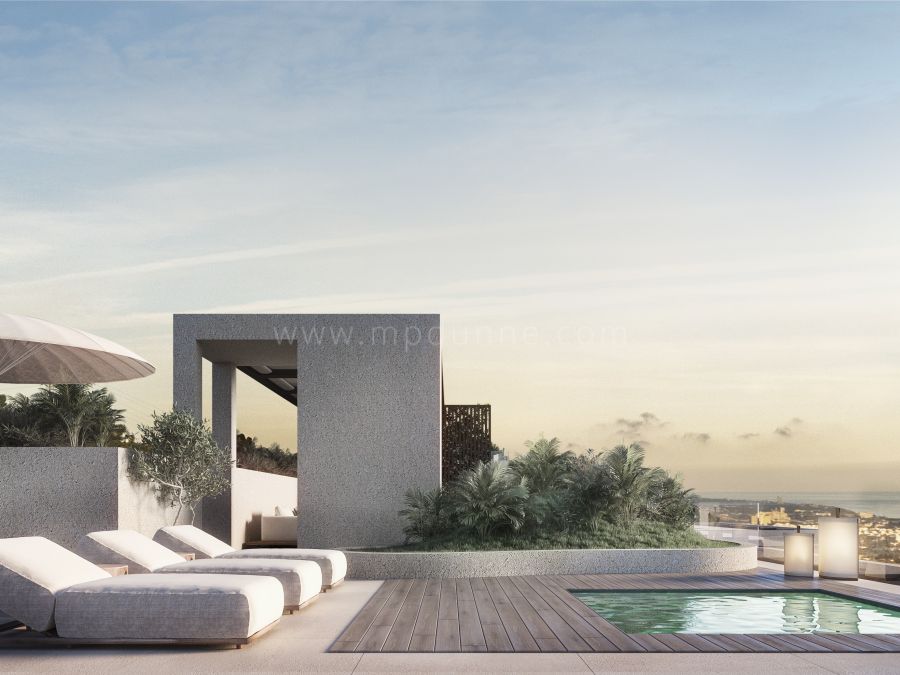 Camojan Six - Proyecto de villas sobre plano, Marbella Milla de Oro