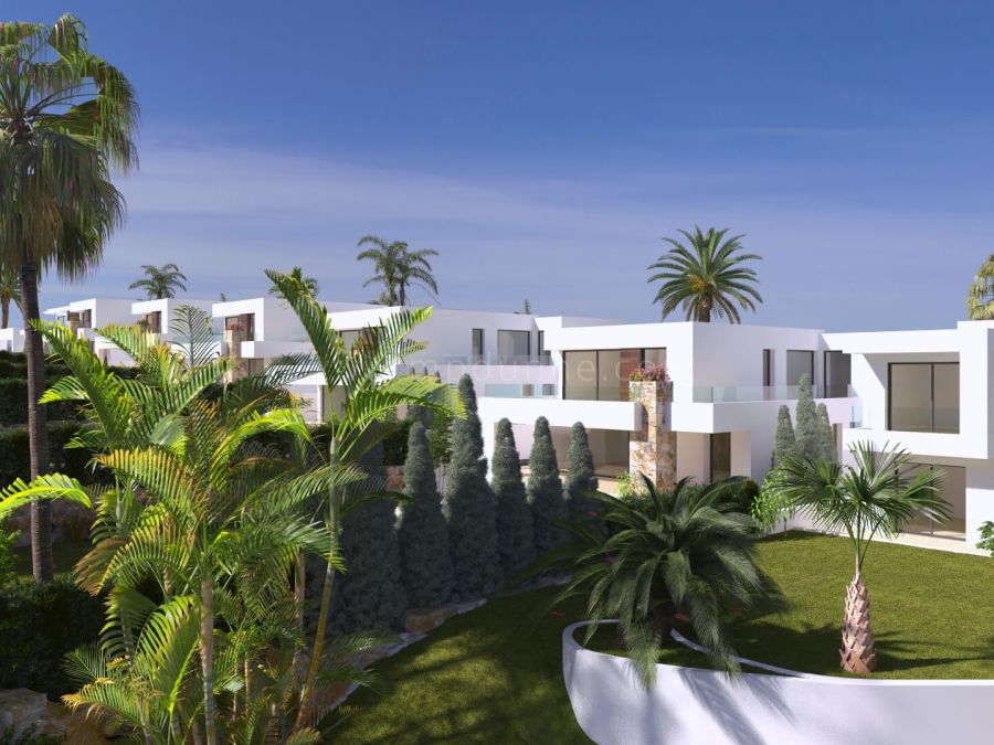 Neues Projekt mit modernen Villen an der Goldenen Meile von Marbella.