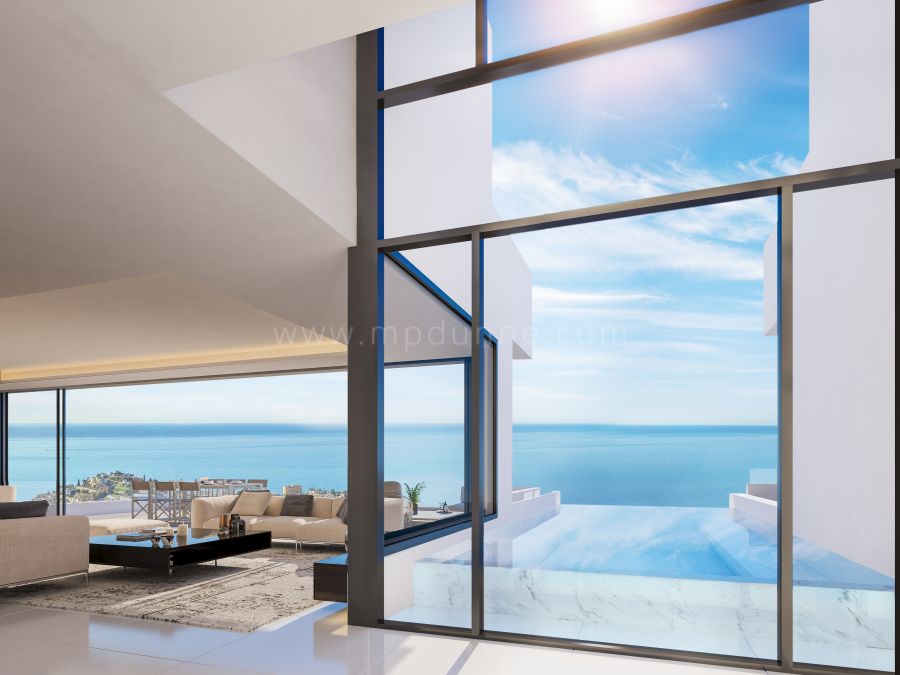 Moderne Off-Plan-Villa mit Meerblick in einer privaten Wohnanlage.