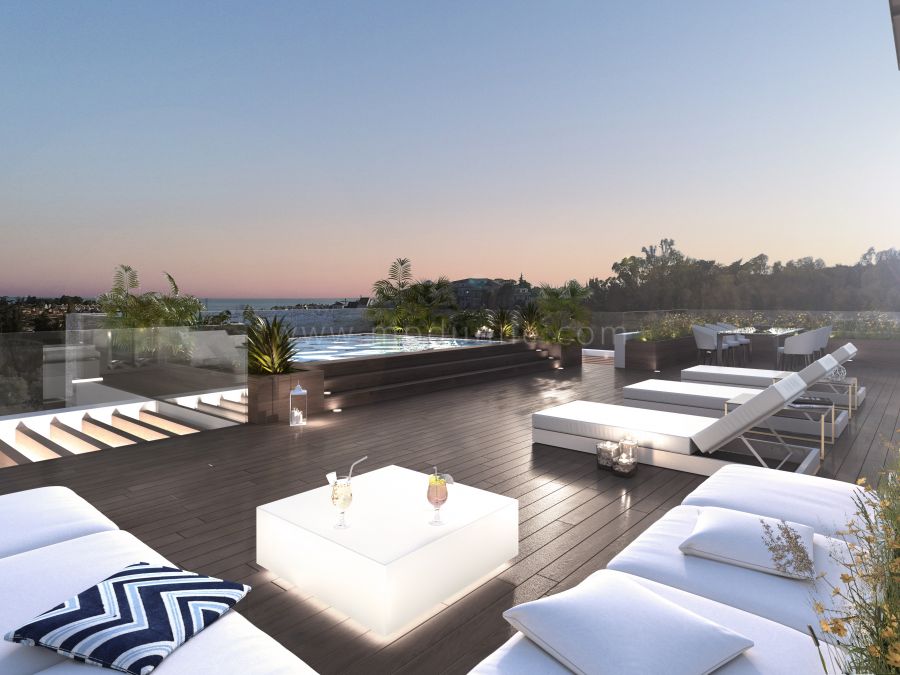 Luxuriöse Villa im zeitgenössischen Design in Villas del Marqués, Marbella