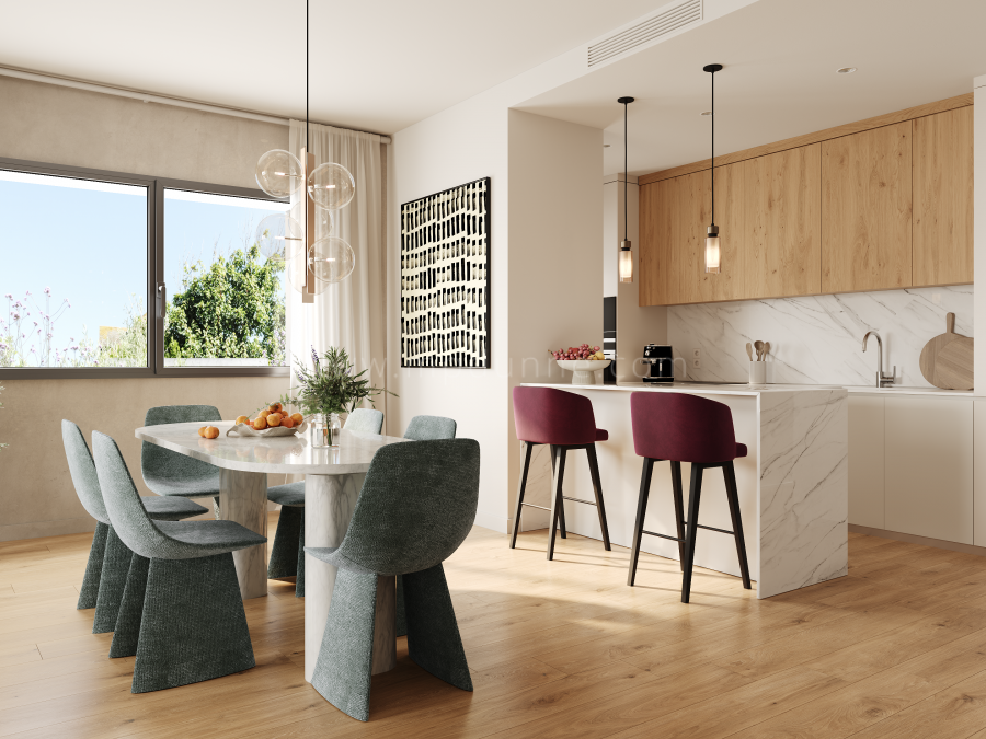 Ground Floor Apartment with Private Garden in Allura, Casares