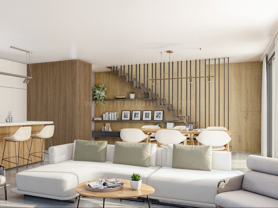 Penthouse mit Drei Schlafzimmern, Terrasse und Offenem Grundriss in Estepona