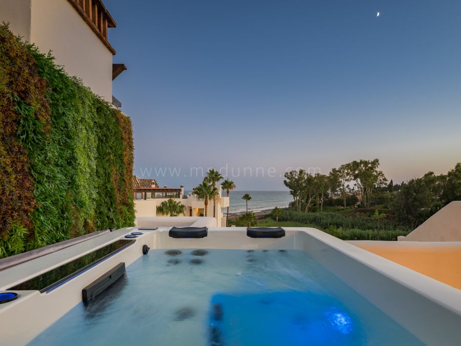 Frontline Beach Penthouse with Rooftop and Sea Views