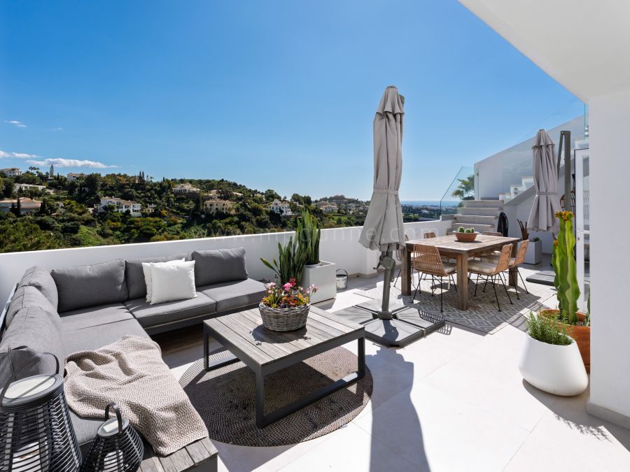 Duplex-Penthouse mit Panoramablick in La Quinta