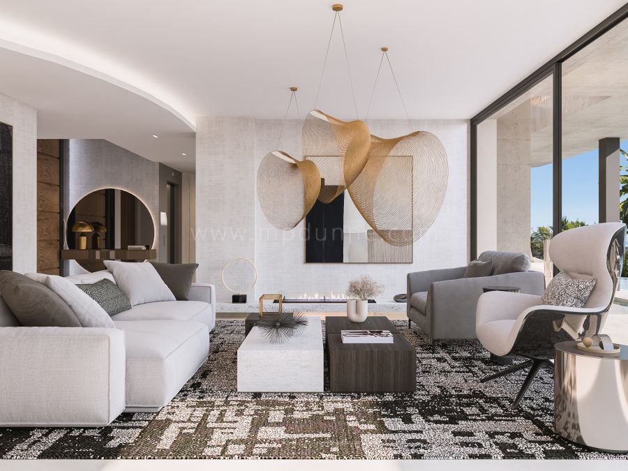 Villa con vistas al mar en la Milla de Oro de Marbella