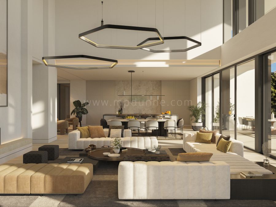 Luxusvilla mit sechs Schlafzimmern, Spa und Meerblick in Benahavís